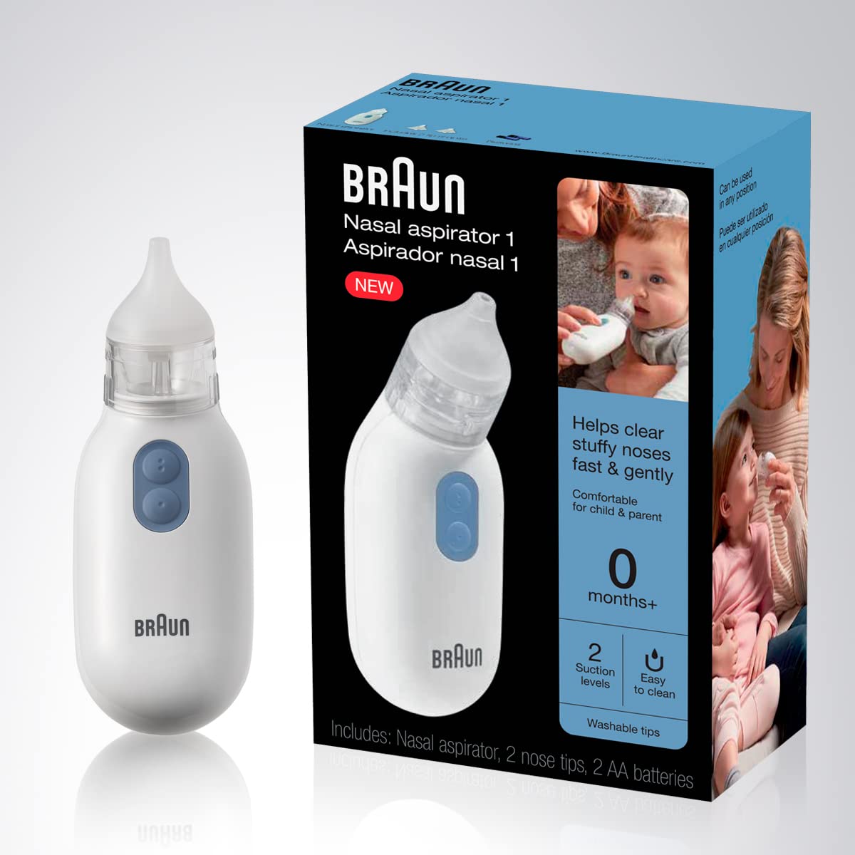 Braun Electric Nasal Aspirator for Newborns, Babies and Toddlers