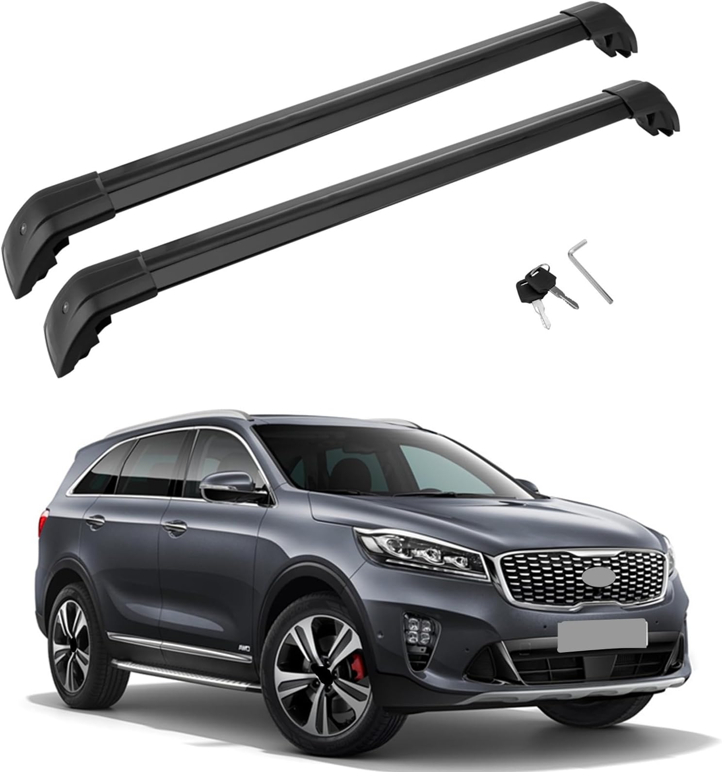 Amazon.com: MotorFansClub Roof Rack Cross Bars Fit for KIA Sorento 2015