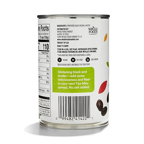 Miniatura 4 de 365 Daily Value Frijoles negros sin sal añadida 15 onzas