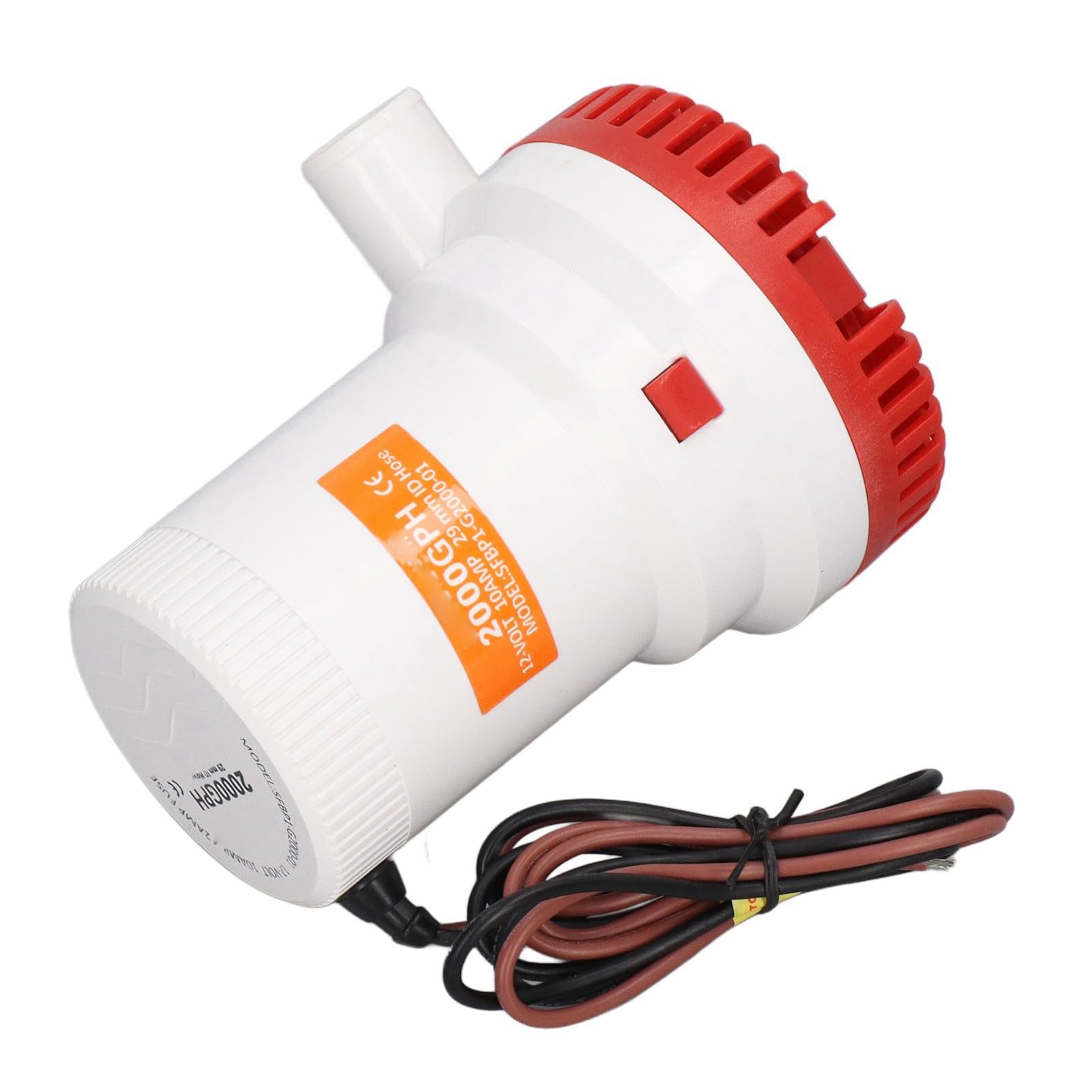 Keenso Bomba de Achique Sumergible de 12V, Diseño Ligero y Duradero