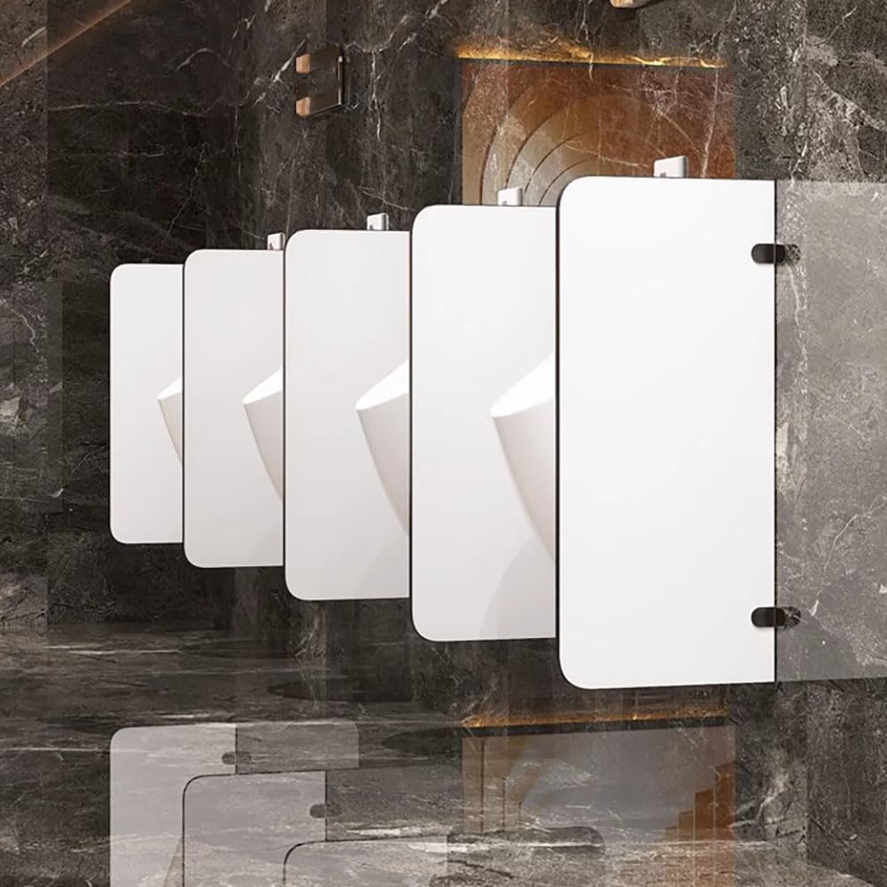 Urinal Partition Screen, Toilet Protection Partition, Bathroom Partition, Urinal Privacy Screen, Suitable for Office Restaurant Hotel,5pc 40 * 1.2 * 90cm