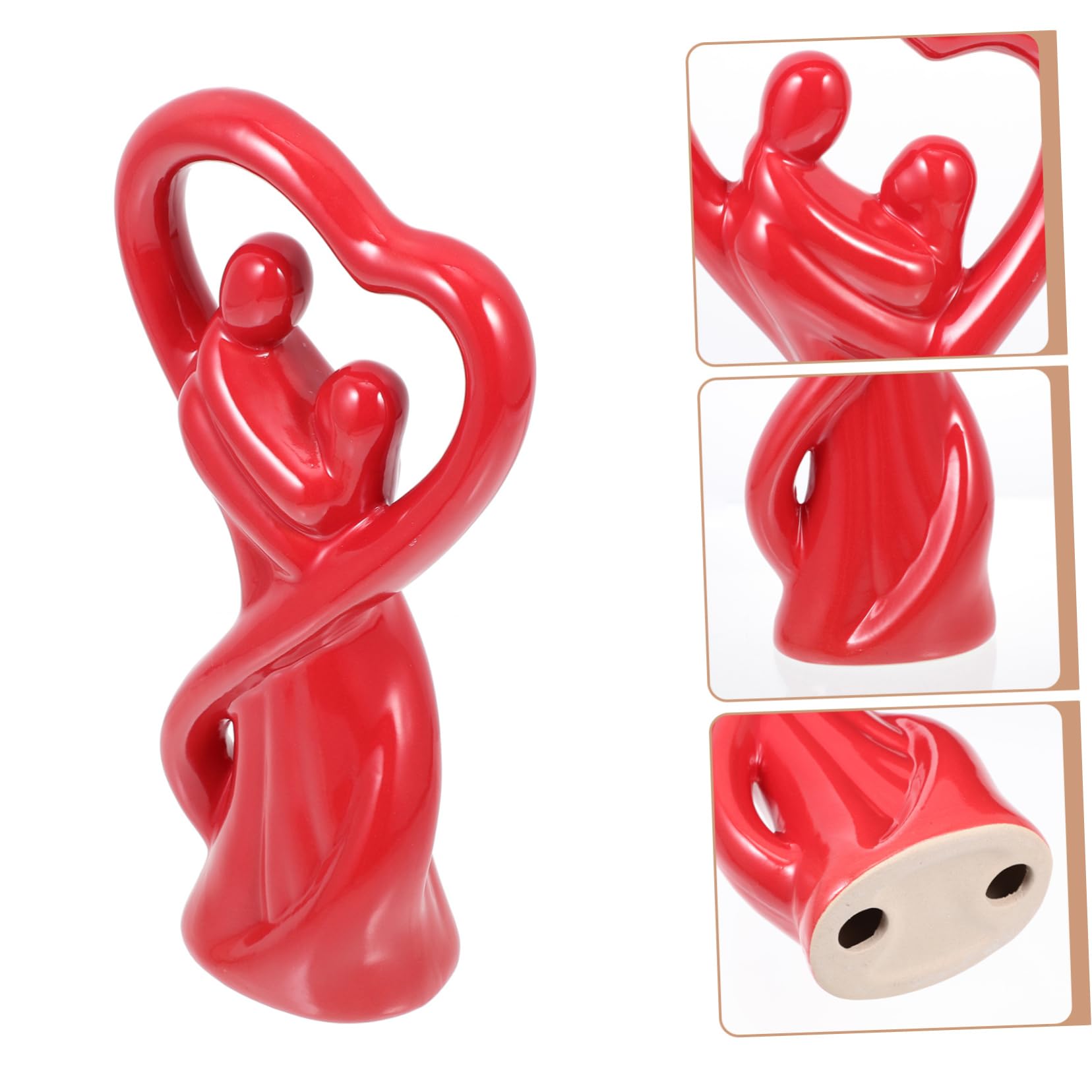 LIFKOME Embracing Couples Ornament Romantische Hochzeitsfigurine Für Zuhause Dekoration Für Valentinstag Und Hochzeiten