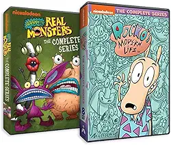 Generic Série Completa Clássica Dos Anos 90 Nick (A Vida Moderna De Rocko E Aaahh!!! Monstros Reais)