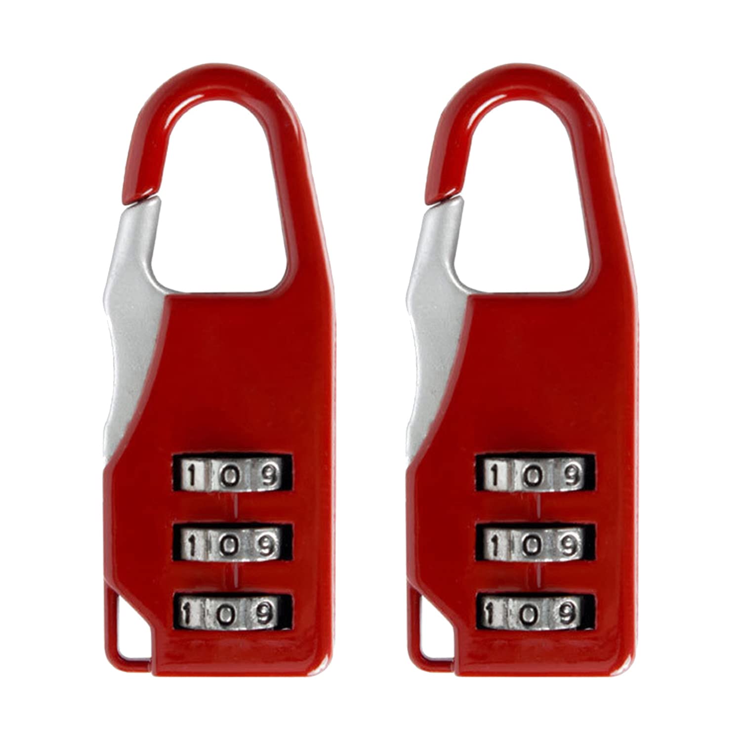 SYGA 3 Digit Combination Padlock Black Number Luggage Travel Code Lock - Pink — Amazon image 9