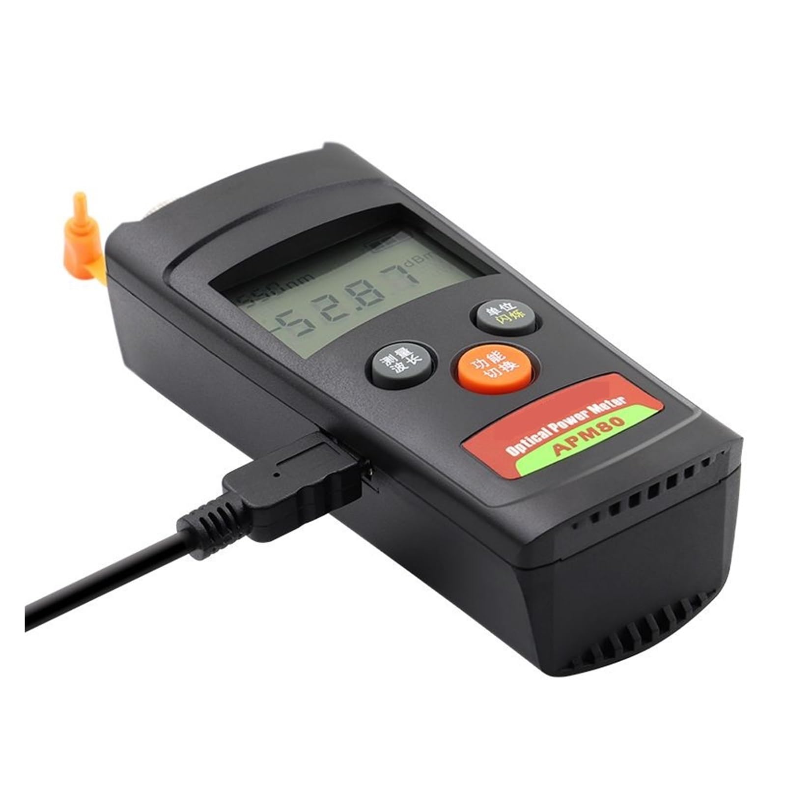 Mini APM80 Światłowodowy Miernik Mocy Źródła Światła Cena Z Automatycznym Wyłączaniem Profesjonalne narzędzie dla elektryków(80T)