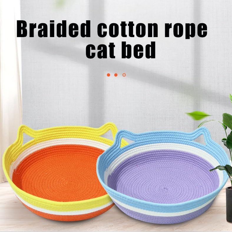 Panier pour chat lavable en coton pour éliminer odeurs et poils - 3