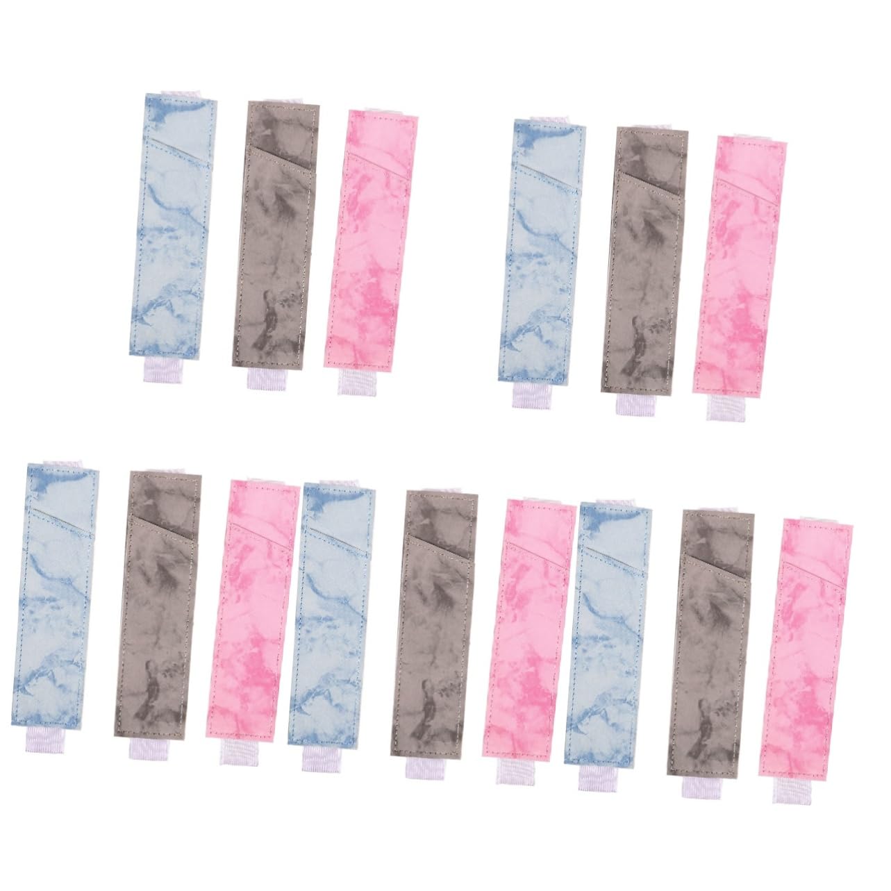 NUOBESTY 5 Set Astuccio in Pelle Retrattile Tavoletta Portapenne Pelle Portapenne Agenda Quadernoni Portamatite Custodia Per Penna A Sfera Custodia Per Penna Per Taccuino Pu 3 Pezzi * 5