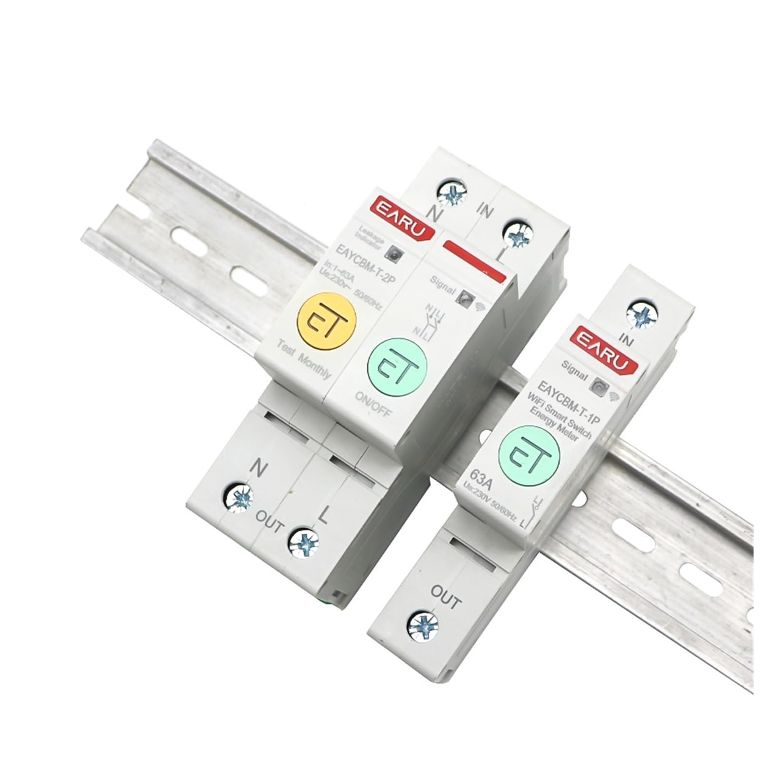 1P 2P zużycie energii wyłącznik czasowy wyłącznik czasowy Ochrona przed wyciekiem(50A, Zigbee 1P)