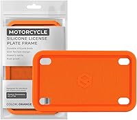 Vista 11 de Rightcar Solutions Marco de matrícula de motocicleta de silicona de alta calidad, a prueba de óxido, a prueba de sonajeros, resistente a la Azul