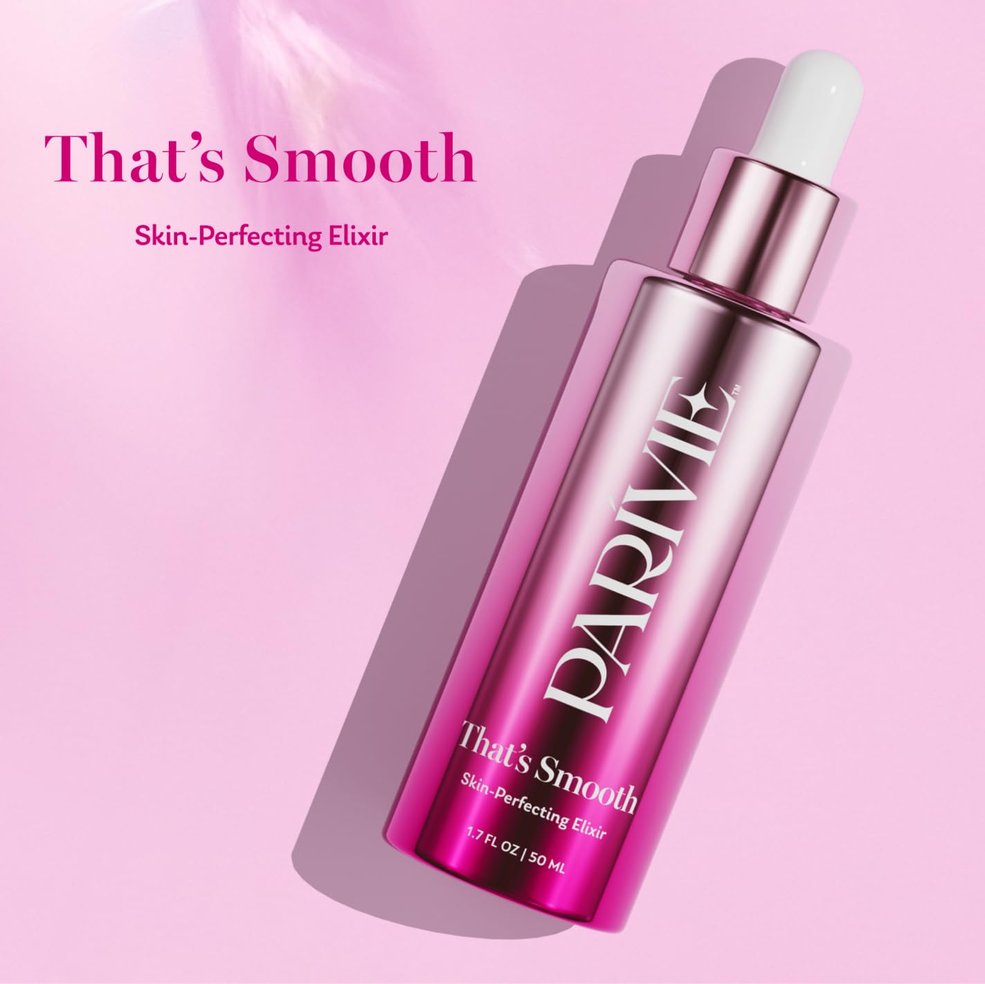Parivie That’s Smooth Skin-Perfecting Elixir – Lightweight Brightening Essence with AHA Fruit Acids, Beta Glucan & Arginine – Visibly Brightens and Smooths Skin Tone – 1.7 fl oz - Image 2