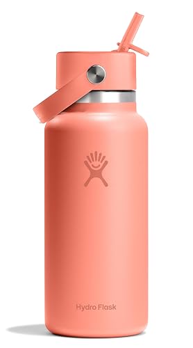 Hydro Flask 32 Oz Wide Mouth Flex Straw Cap Sunglow