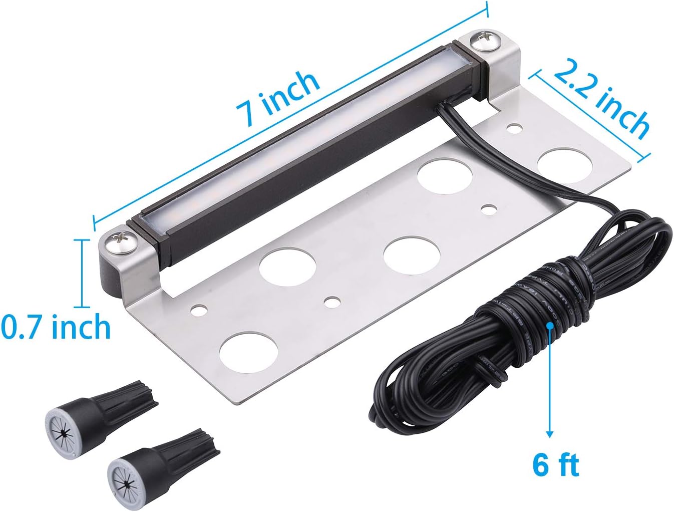 🔥 Hot Deals JOMITOP LED Hardscape Light 7 Inch, 1.5W Deck Step Light, Warm White 2700K, 12V Low Voltage AC/DC, Paver Wall Light, Garden Pathway Light Outdoor IP65 Waterproof 10 Pack
