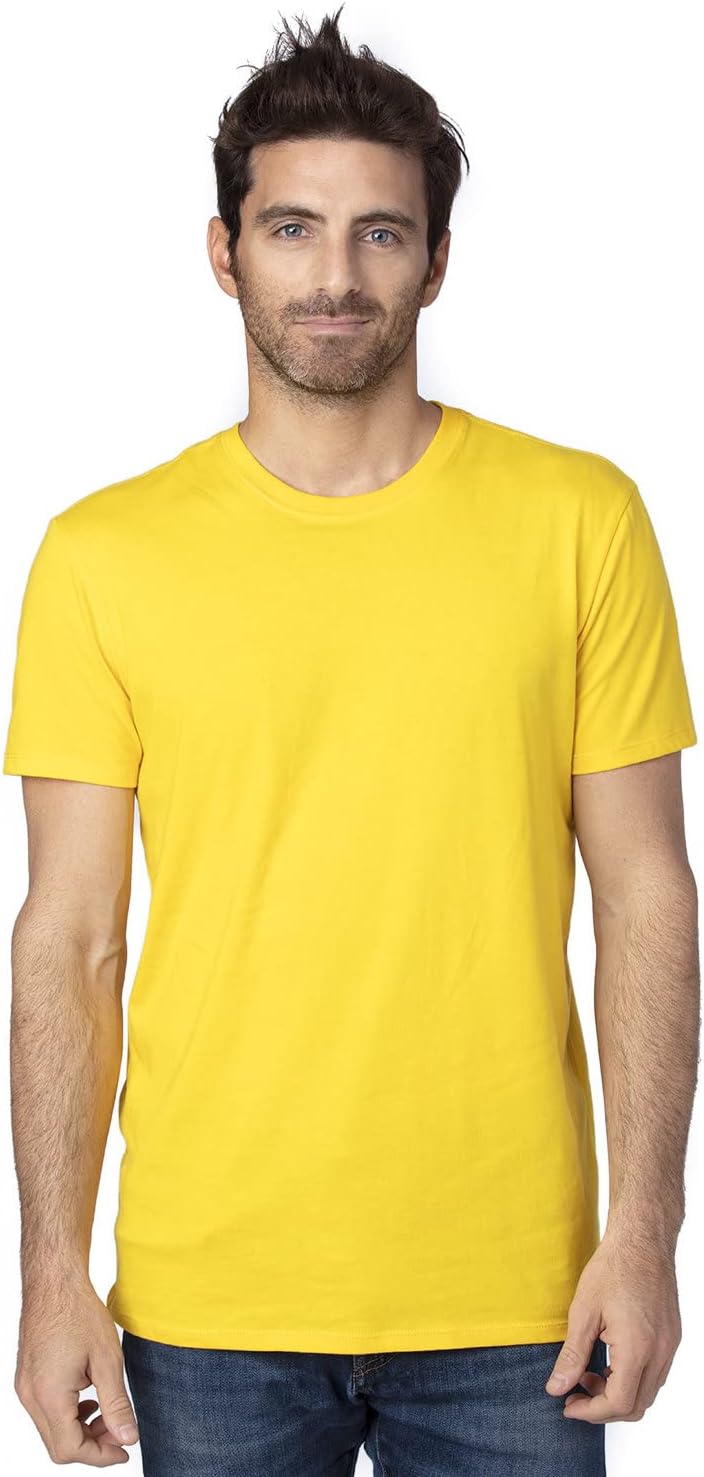 Threadfast Apparel Unisex Ultimate T-Shirt L BRIGHT YELLOW
