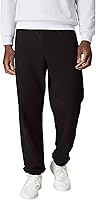 Hanes Men's EcoSmart Fleece Sweatpants - Relaxed Fit Athletic Lounge Pants with Cinched Cuffs, American Cotton Blend
