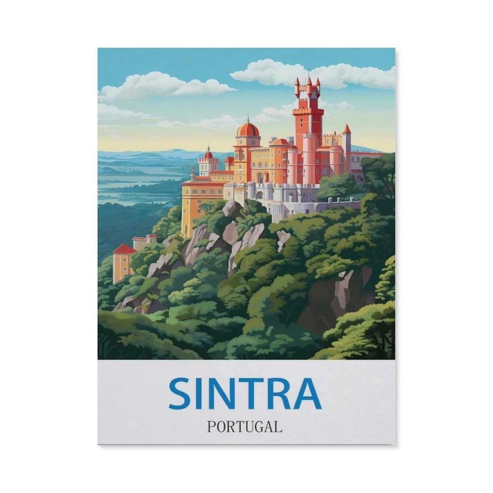 BEAYODKP Diamond Painting，Sintra Portugal（40x50cm）