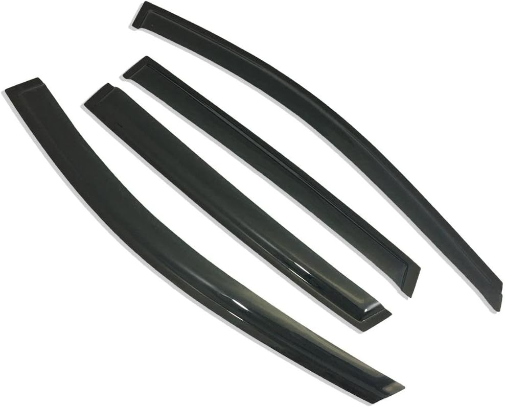 SIZVER Smoked Window Visors Deflectors Rain Guards for 2013-2016 Ford Escape
