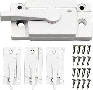 10 Pack Cam Action Window Sash Locks And Keeper, White ... - Shein