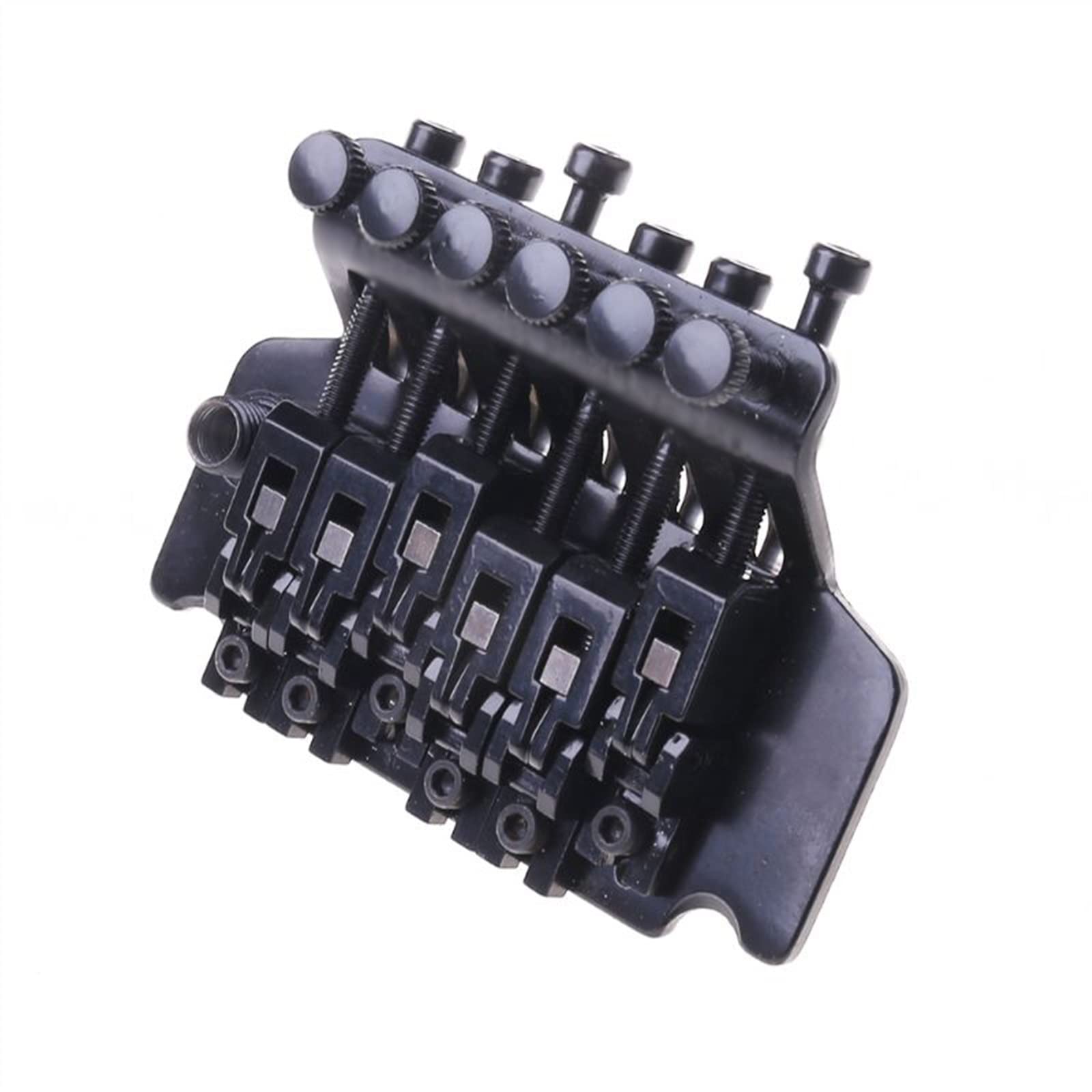 Juego de Puente de Guitarra Puente De Bajo Eléctrico De 6 Cuerdas, Sillines De Rodillo, Puente, Piezas Traseras, Traje Para Bajo, Accesorios De Repuesto Para Guitarra Puente de Guitarra