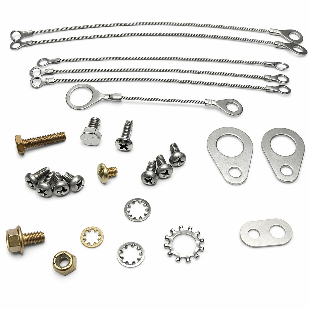 FASWORX Motor Engine Elecrical Grounding Continuity Circuit Kit compatible with Mercury MerCruiser Alpha Bravo 99940A2