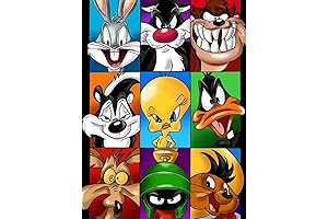 MOOMOH Cartoon Diamond Painting Kits for Adults, DIY 5D Diamond Painting Animal Patterns