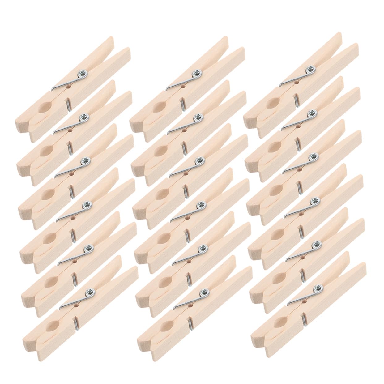 Pinzas de Madera para Ropa Multifunción 150 Unidades Tamaño Mini 72X10 CM Resistentes al Viento Ideales para Secar Calcetines Pantalones y Manualidades Portátiles para Uso