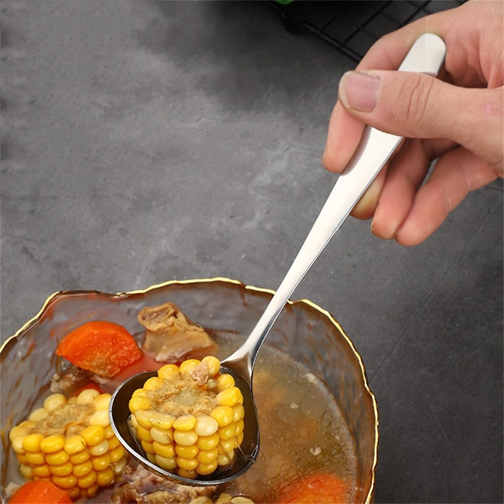 Cucchiaio da Cucina for mestolo da zuppa, mestolo for Salsa, mestolo da zuppa Mestolo for Salsa for Uso Domestico Mestolo da zuppa in Acciaio Inossidabile for casa, Cucina