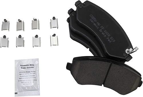 Miniatura 3 de TRQ Kit de pastillas de freno y rotor de cerámica delantera y trasera con fluidos compatibles con Jeep Liberty 03-07