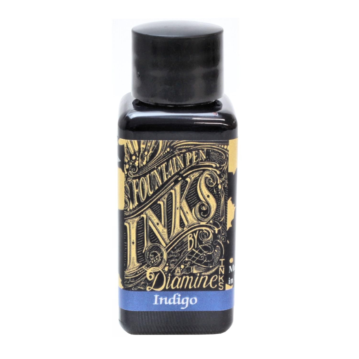 Diamine Bottle Ink, Indigo 224, 1.0 fl oz (30 ml)