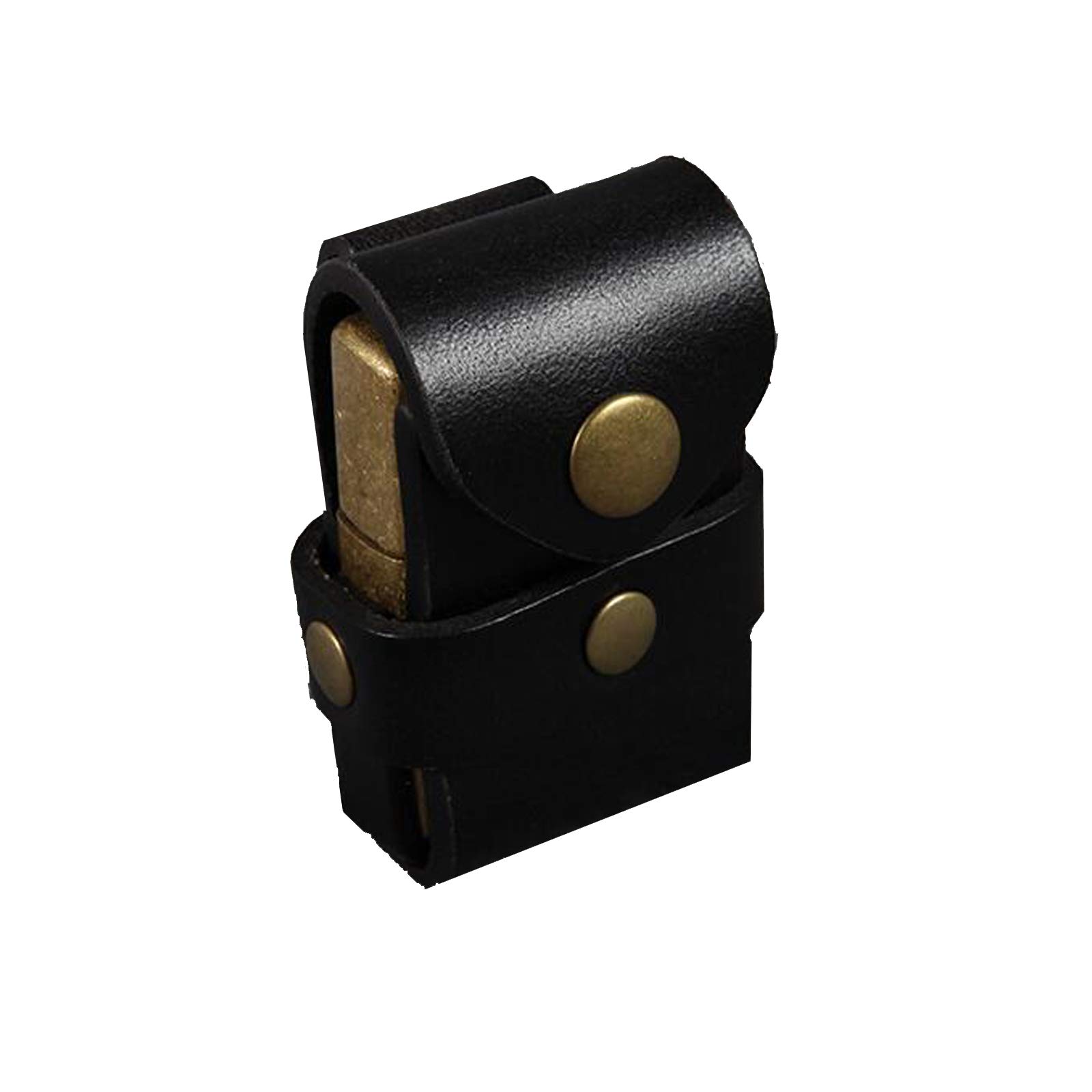 Morezing Leather Lighter Protective Case Pouch Lighter Belt Holder - Black-picture-26