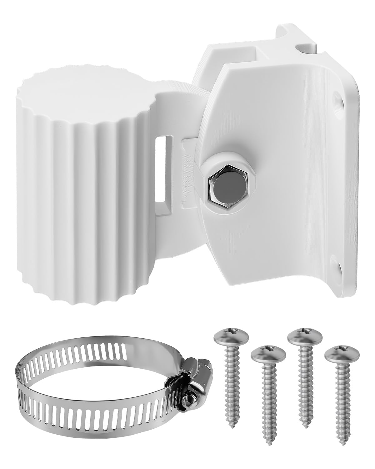 Universal Wall Mount Bracket Fit for Ubiquiti NanoStation NS-5AC Loco5AC NSM5 LocoM5 NSM2 LocoM2 LTU Lite – Adjustable Outdoor Wireless Bridge Mount Fit for CPE AP Client Access Point Installation-image-22