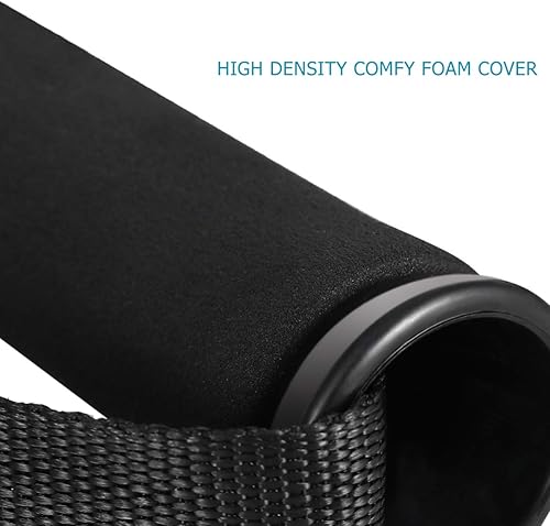 Miniatura 4 de SEWACC 1 par de asas de cable para tirar, manijas de ejercicio de gimnasio, bandas de resistencia, reemplazo de mango de ejercicio resistente,