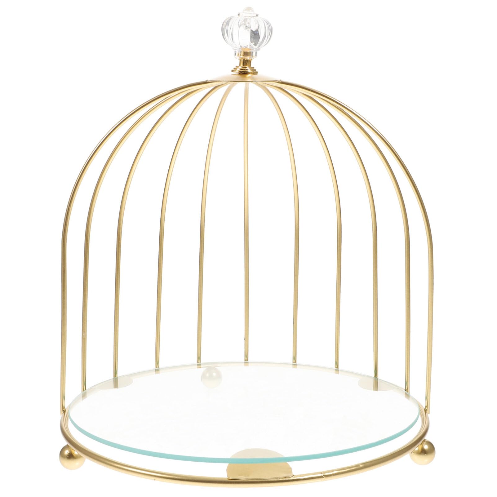 Alipis Soporte Decorativo Para Cupcakes Forma De Jaula De Pájaro Elegante Estante Para Tartas y Postres Para Bodas y Fiestas Diseño Presentación De Dulces