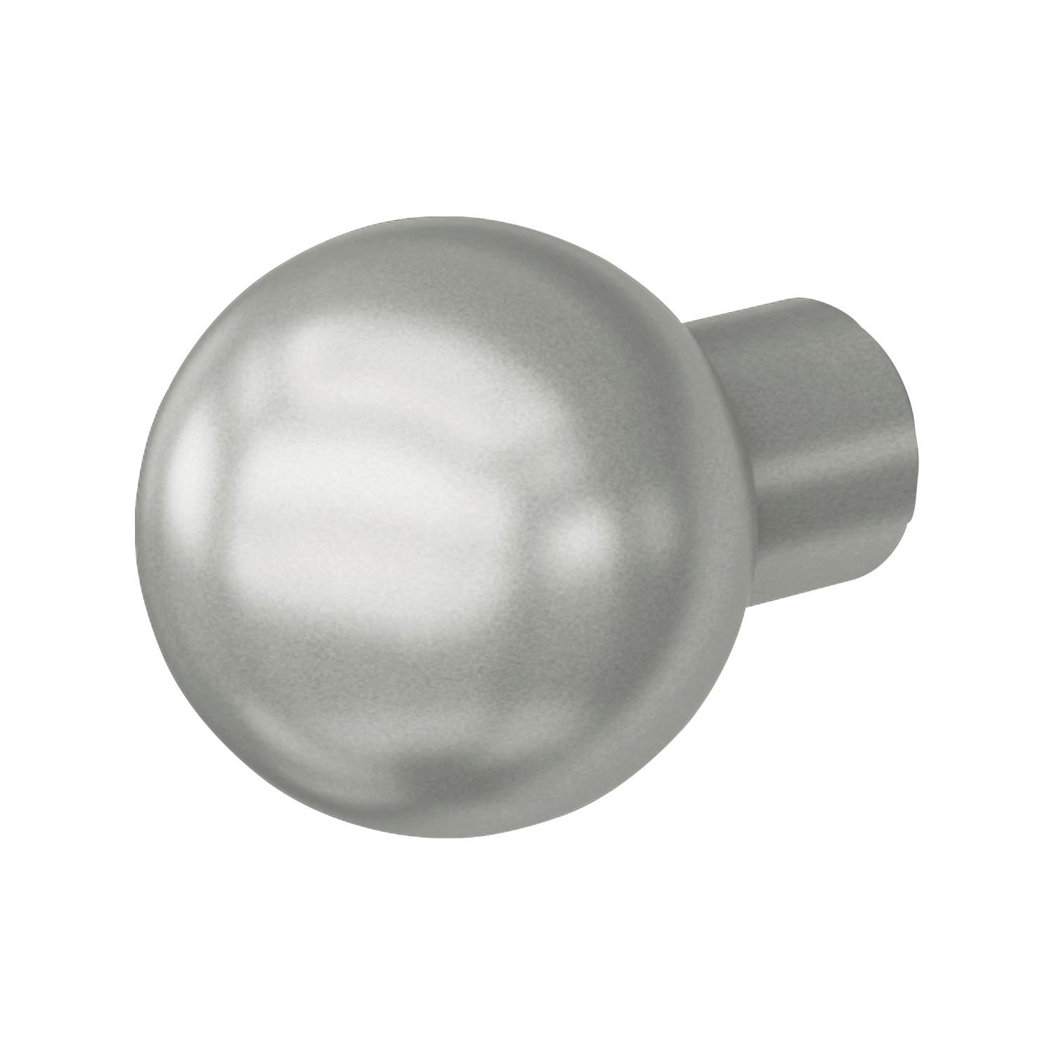 FSB ASL 08 0802 - Punzón de botón (50 mm de diámetro, aluminio anodizado), color plateado