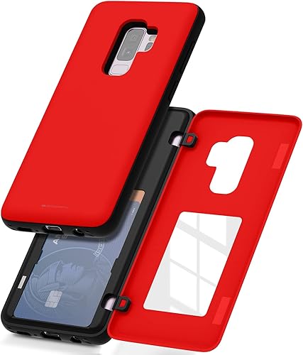 Miniatura 207 de GOOSPERY Parachoques magnético para puerta compatible con Galaxy S23, tarjetero tipo cartera, cierre automático, protección de doble capa resistente