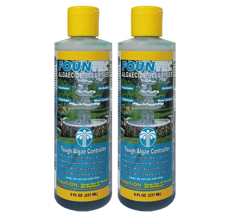 Image of EASYCARE FounTec Algaecide and Clarifier (8 Fl. Oz 2-Pack)