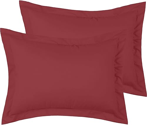 Mellanni. - Juego de fundas de almohada de lujo - ropa de cama de microfibra cepillada 1800 - resistente a arrugas, manchas y decoloración