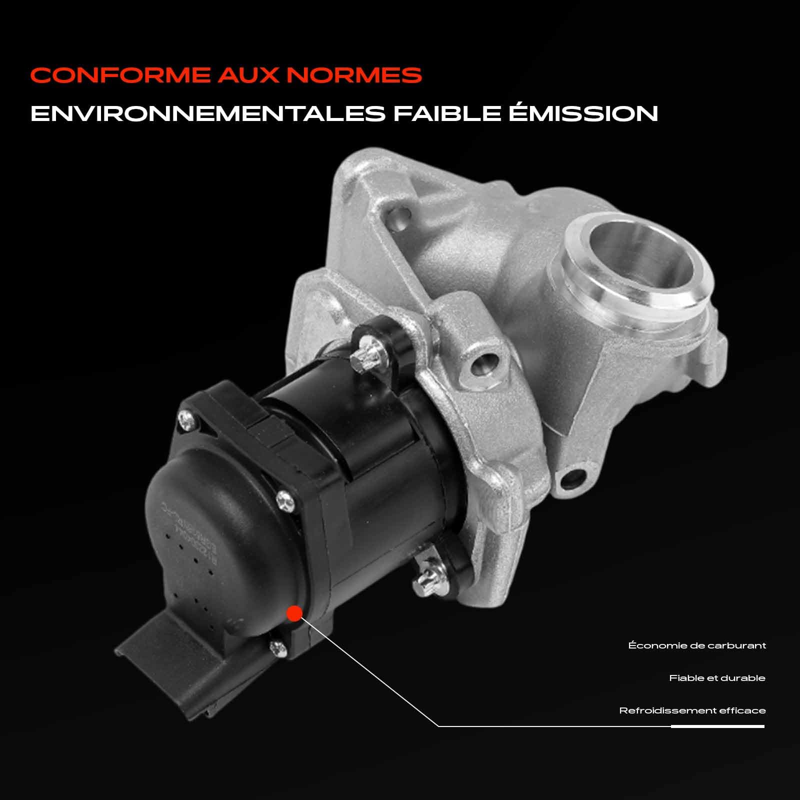 Frankberg Vanne EGR de recirculation des gaz d'échappement 9672880080 | Compatible avec: C2 C3 C4 C5 Jumpy