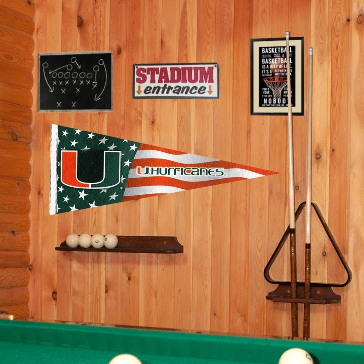 Hurricanes Nation USA Stars and Stripes Pennant Pennant Banner Flag - Image 2