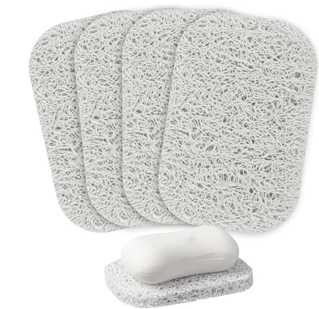 PVC Soap Saver Self Draining Soap Dish Tray (4)