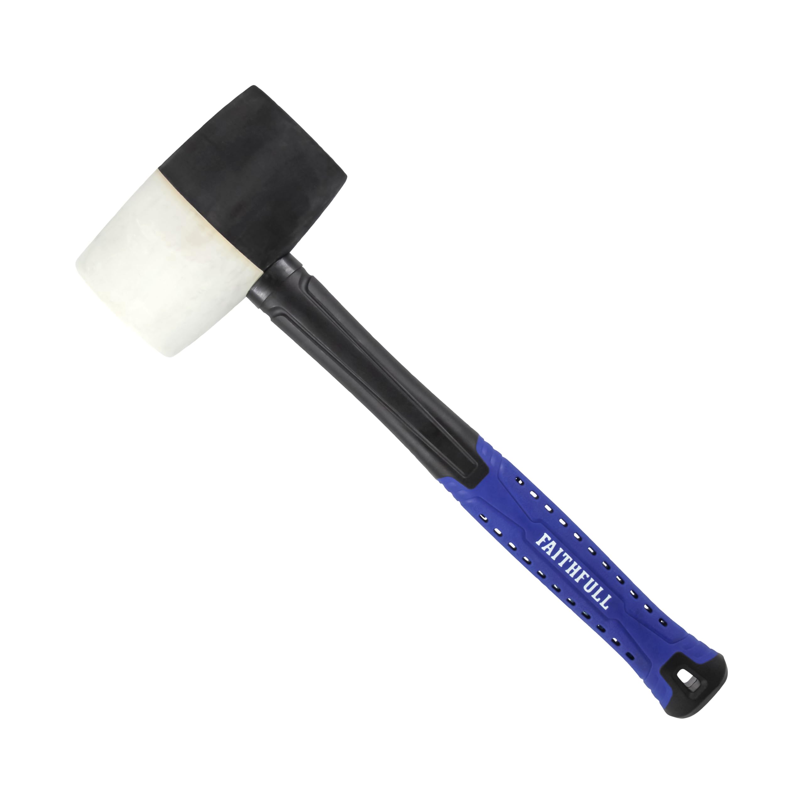 Faithfull Black & White Fibreglass Mallet 32oz