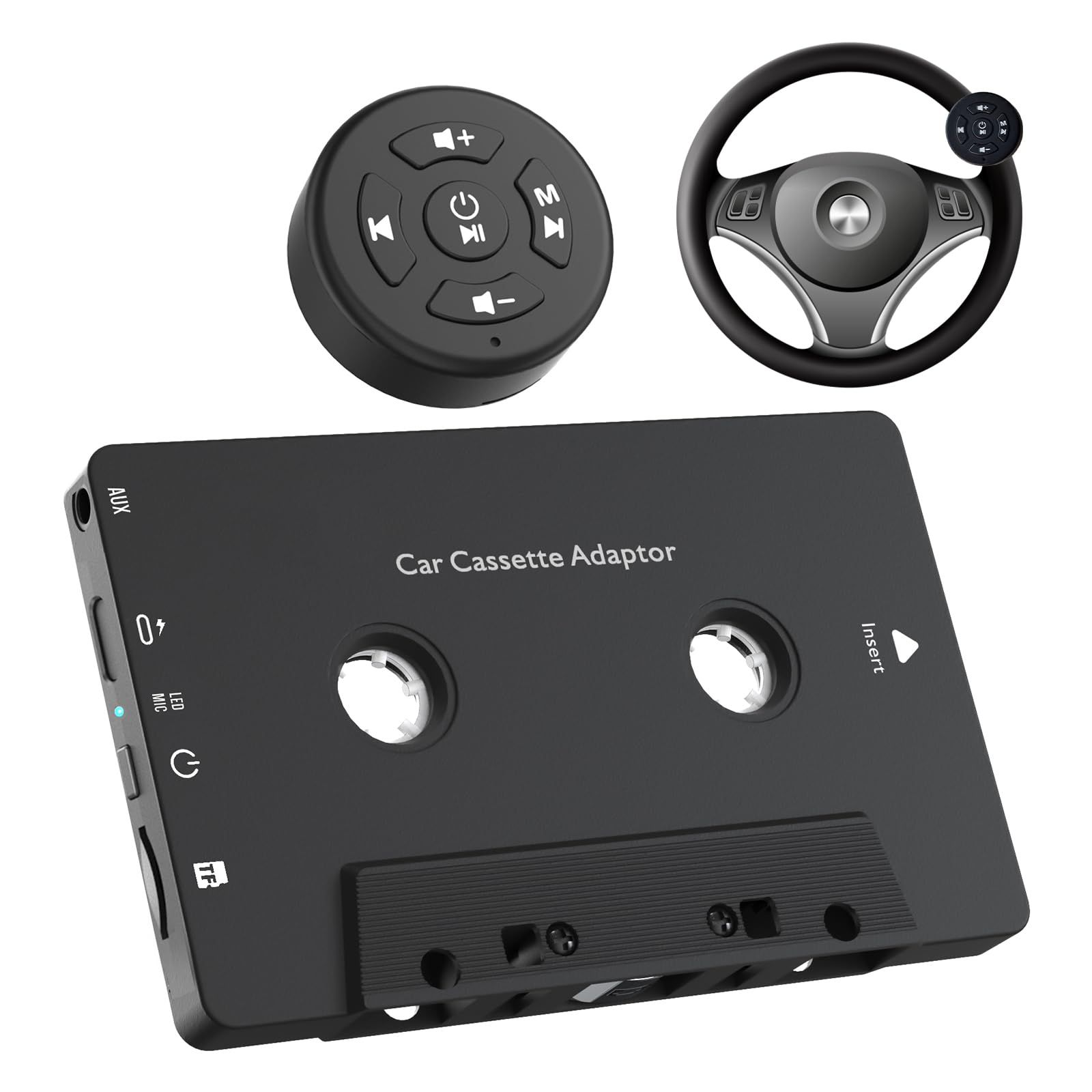 Mimlevey Bluetooth 5.1 Cassette Receiver