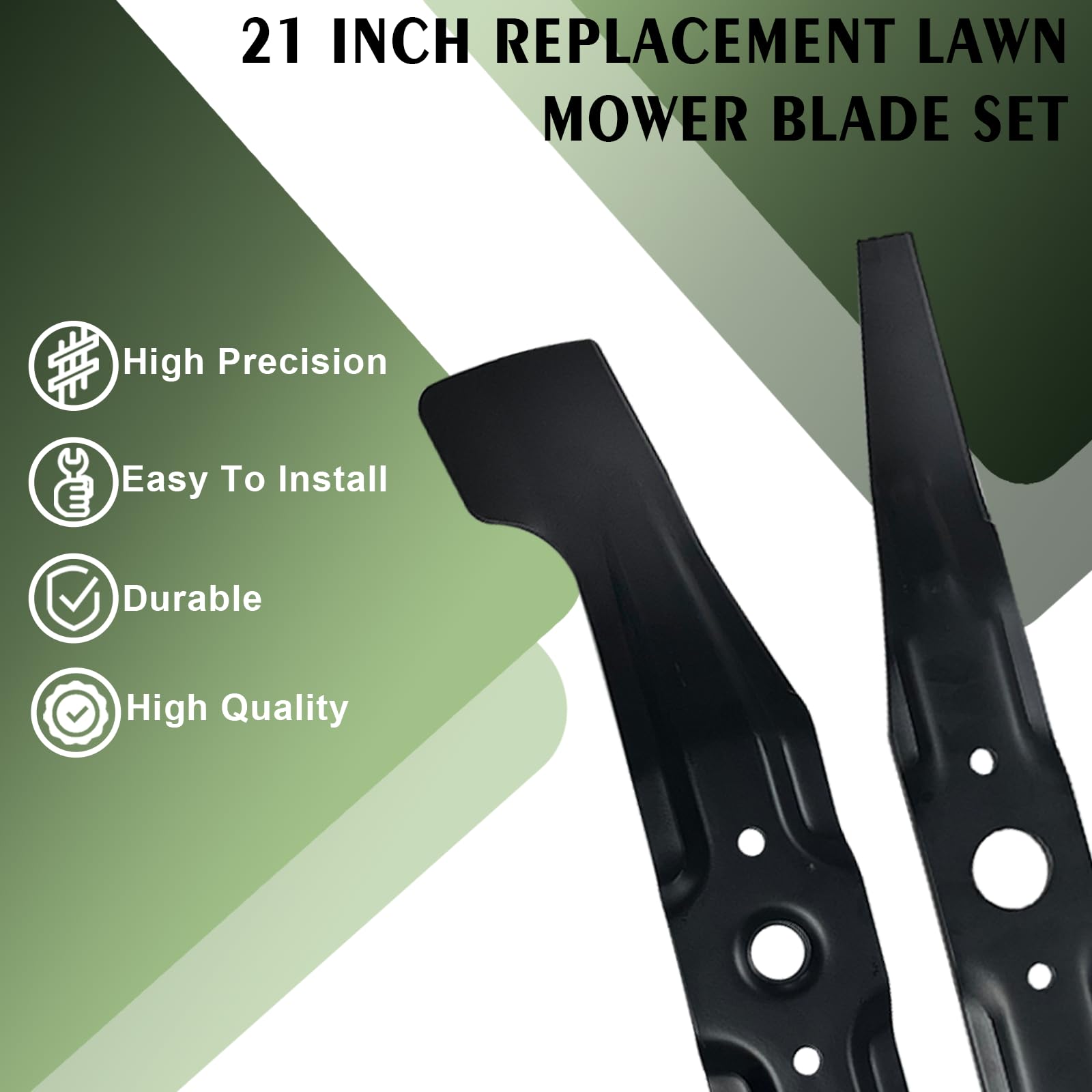 Juego de cuchillas para cortacésped 72531-VH7-000 y 72511-VH7-000 para modelos HRX217, HRX217K1, HRX217K2, HRX217K3, HRX217K4 para cortacésped MicroCut de 21 pulgadas