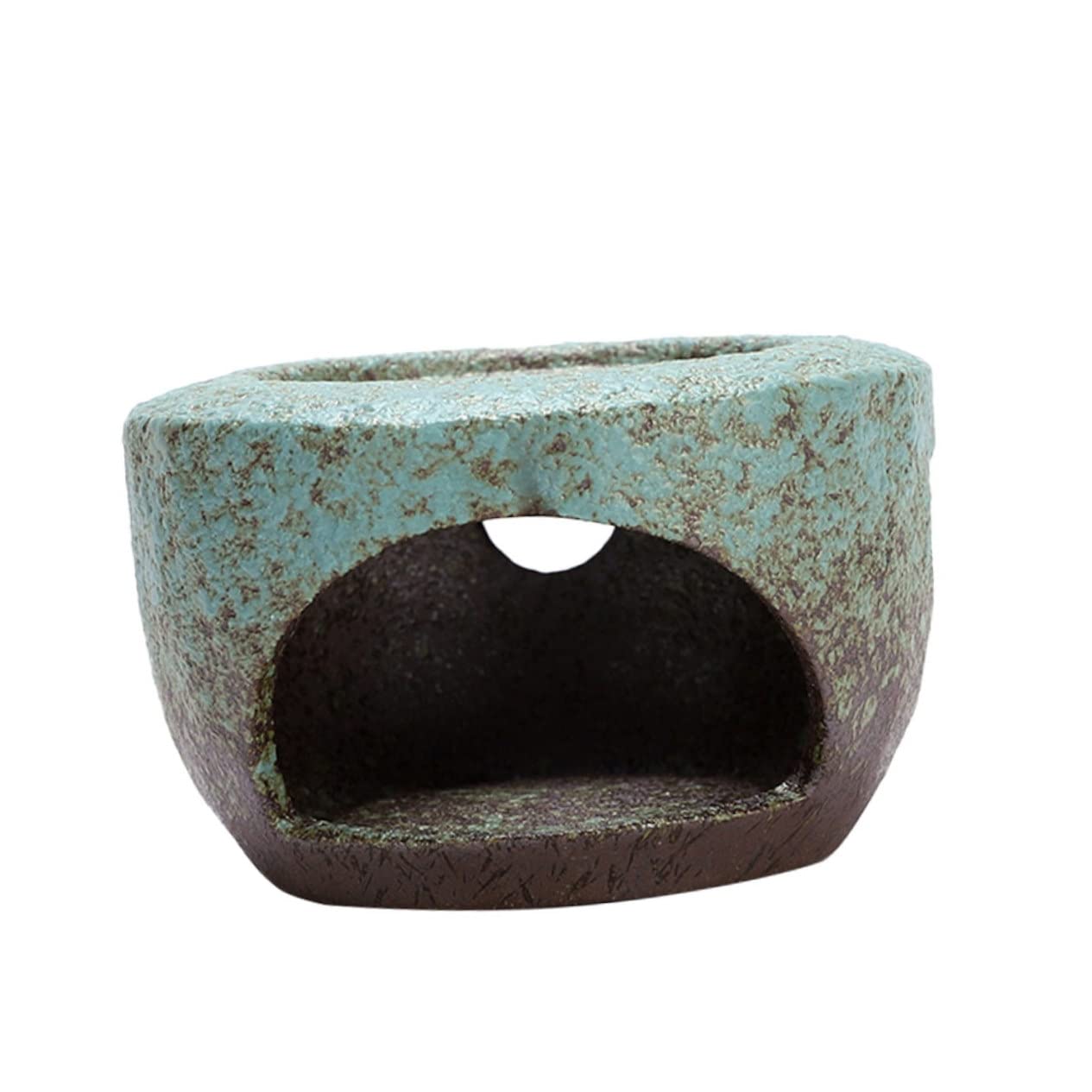 IMIKEYA Ceramic Teapot Warmer Decorative Design Household Teapot Heater for Home Office Tea Shops and Easy to Clean Japanese-Style Heating Base