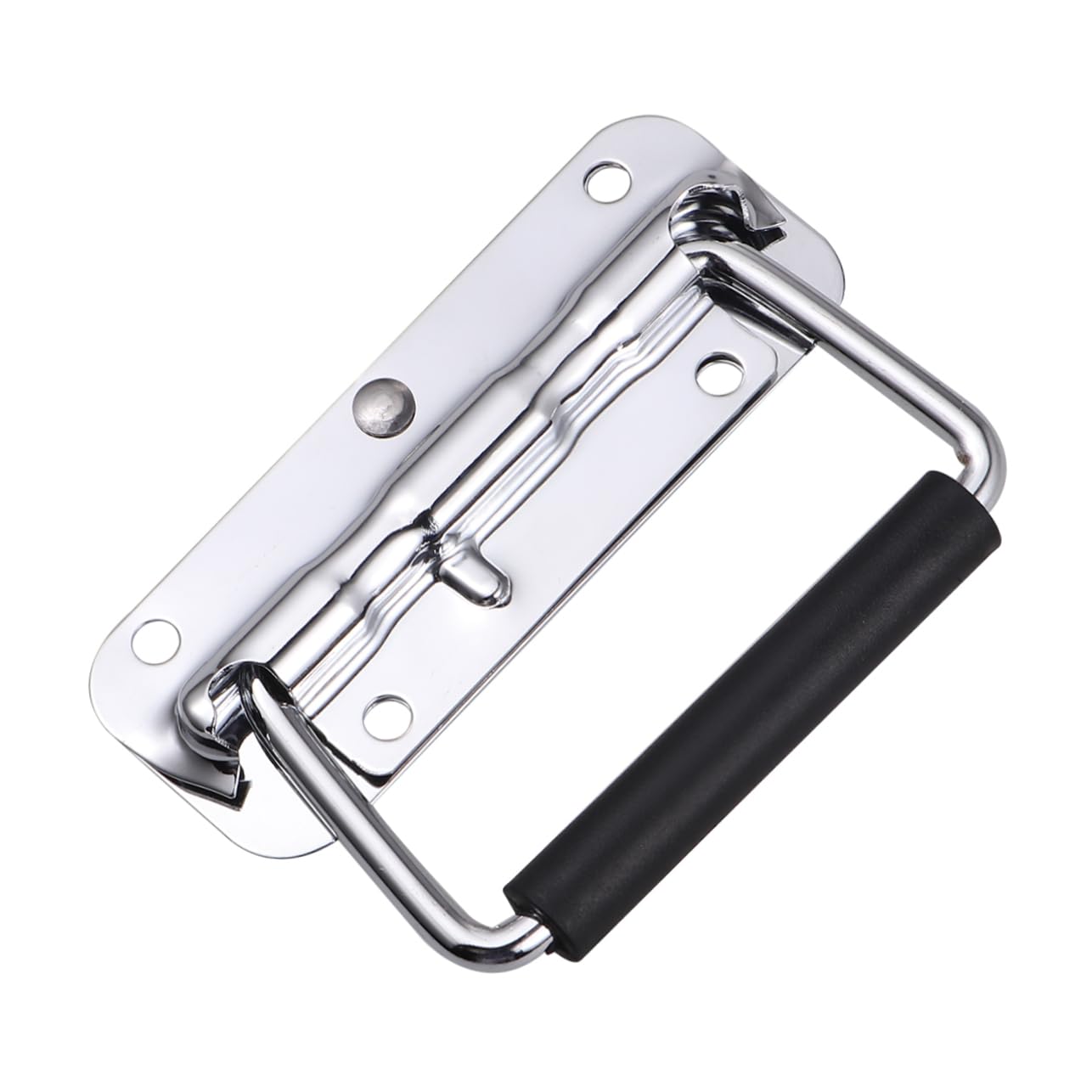 NAMOARLY 2pcs Cabinet Handle Spring Pull Handle Chest Ring Case Handle Drawer Pulls Case Pull Handle Trunk Luggage Cabinet Door Puller Drawer Handles Suitcase Folding Handle