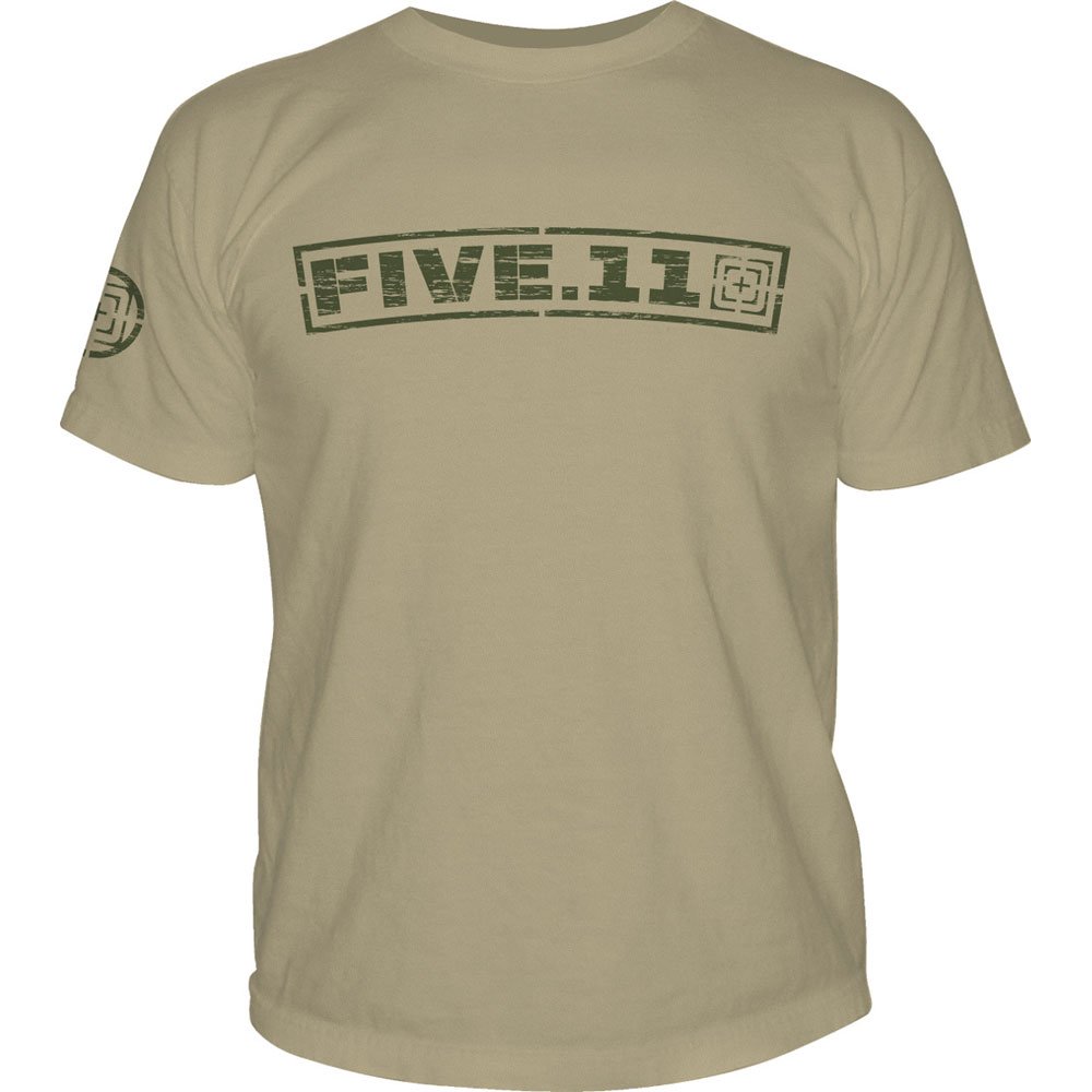 5.11 41006BU Men's Pulling Rank T Shirt Tan Small