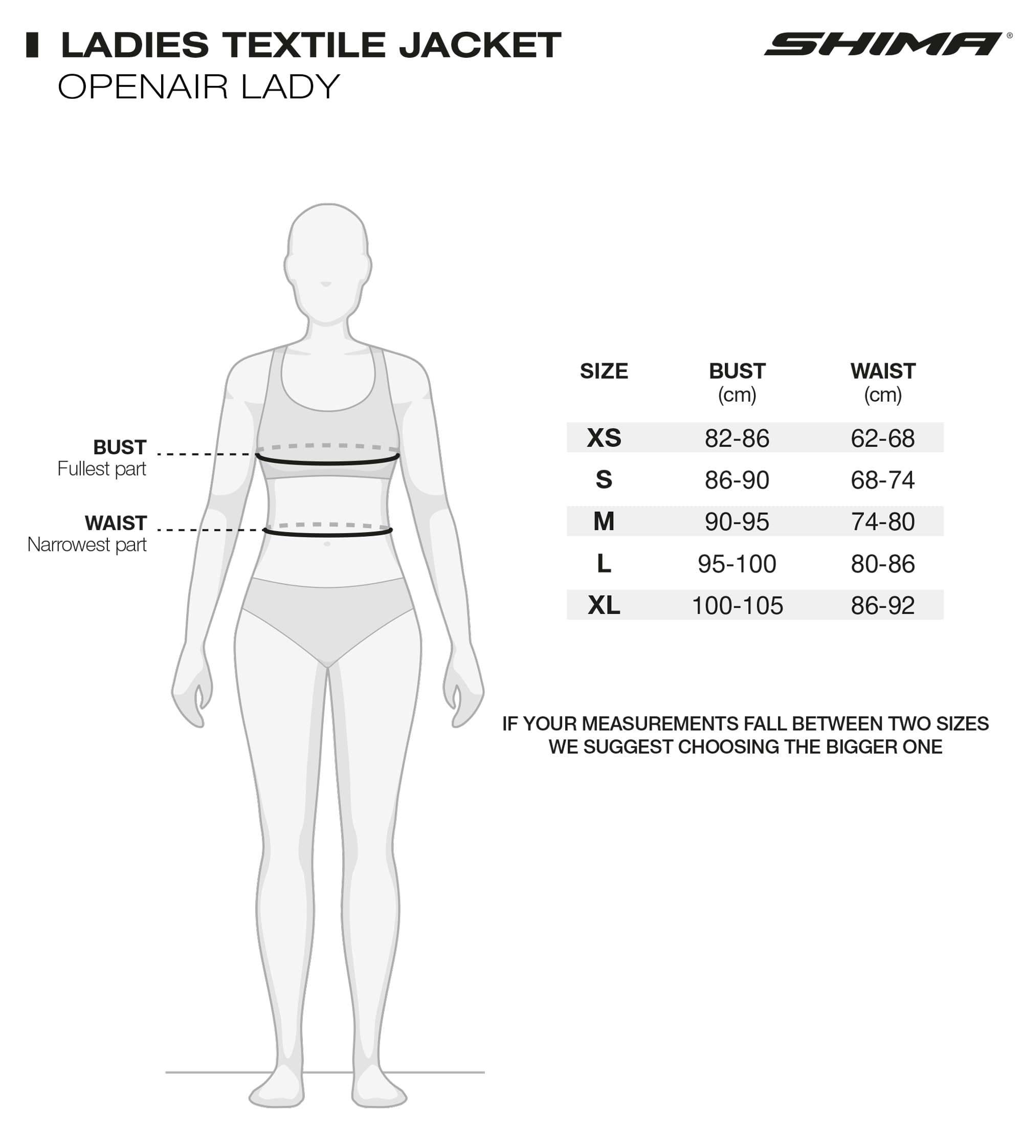 SHIMA Openair Jacket Lady Chaqueta de moto Mujer