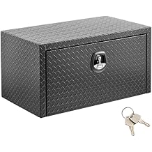 36" Aluminum Underbody Truck Tool Box, Lockable Waterproof Trailer Storage Box with Compression Latch and 2 Keys, Heavy Duty Toolbox for Pickup Truck, RV, Flatbed, Dump Truck
