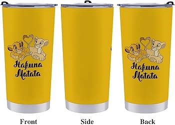 Amazon | シンバ ライオンキング 獅子柄 タンブラー マグカップ