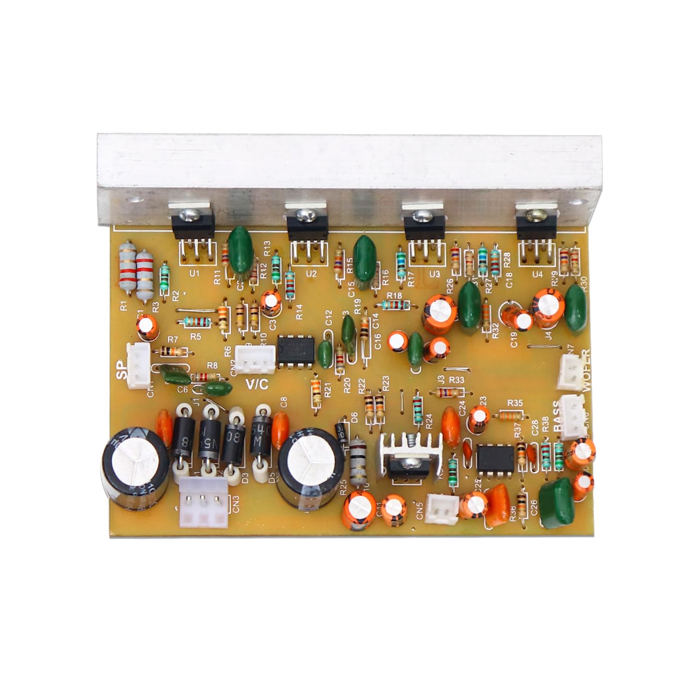 Electronic Spices TDA-2050 4 TR 4.1 Home Theater Audio Amplifier Circuit Board (Pack of 1pcs)