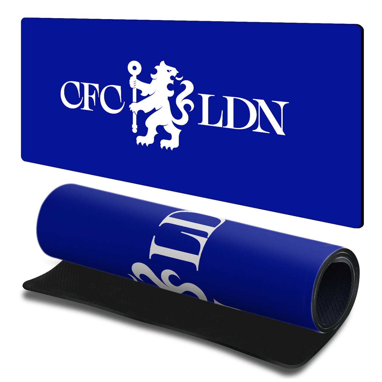 Head Case Designs Officially Licensed Chelsea Football Club Logotype Crest Logo Gaming Office Desk PC Keyboard Mouse Mat Pad 23.62 x 11.81 x 0.12 inches (600 x 300 mm) - L โ image 1